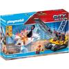 Playmobil - 70442 - City Action the Construction - Dragline with Construction Wall