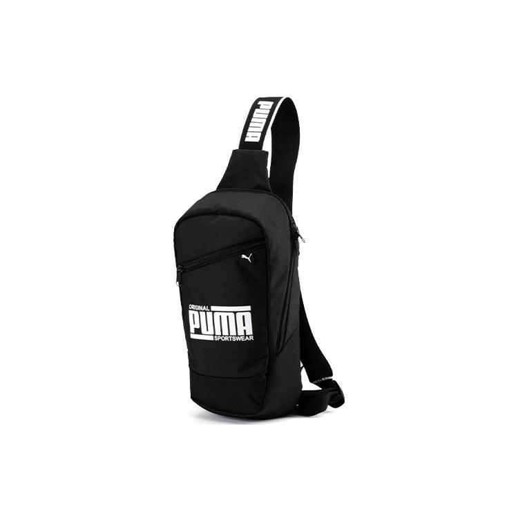 

New PUMA Fabric Shoulder Bag Crossbody Bag Regular Unisex Black 075441-01 18.5*8.4*36.1CM