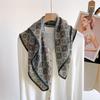 Silk Square Scarf Silk Scarf Wool Scarf Women's 1116 New Versatile Spring and Autumn Mulberry Silk Neck Protection Simple