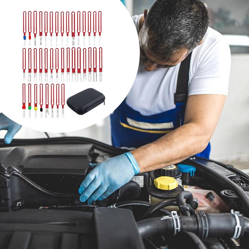 Electrical Pin Removal Tool Versatile Electrical Repair Kit Terminal Ejector Kit Sturdy Automotive Terminal Pin Kit Electrical