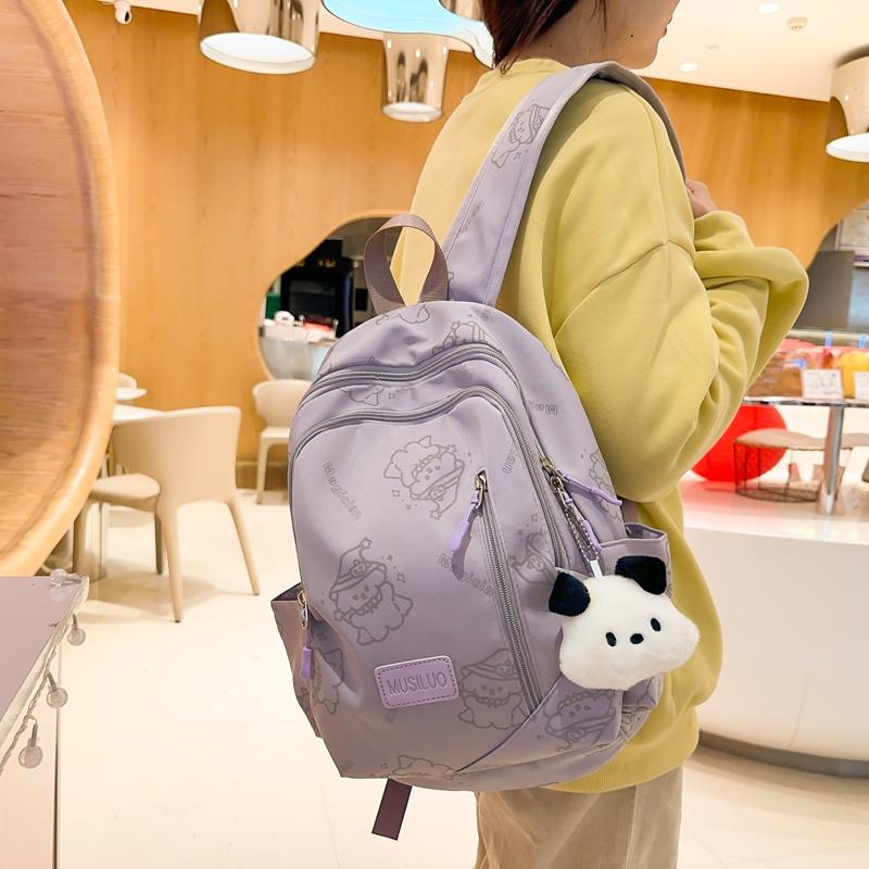 Студенческий школьный рюкзак с мультяшным принтом для девочек — фото 5
