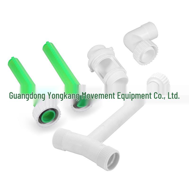 Dual-Head Adjustable Fountain with Fluorescent Light for Pools and Fish Ponds