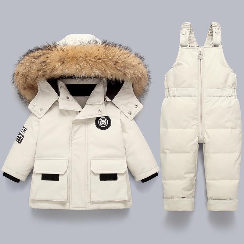 Kids` Winter Down Jacket Set: Top
