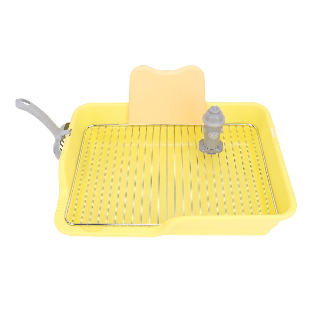 Dog Toilet Stainless Steel Net Stable Structure Easy To Clean Pee Pad Holder Potty Training Tray for Home