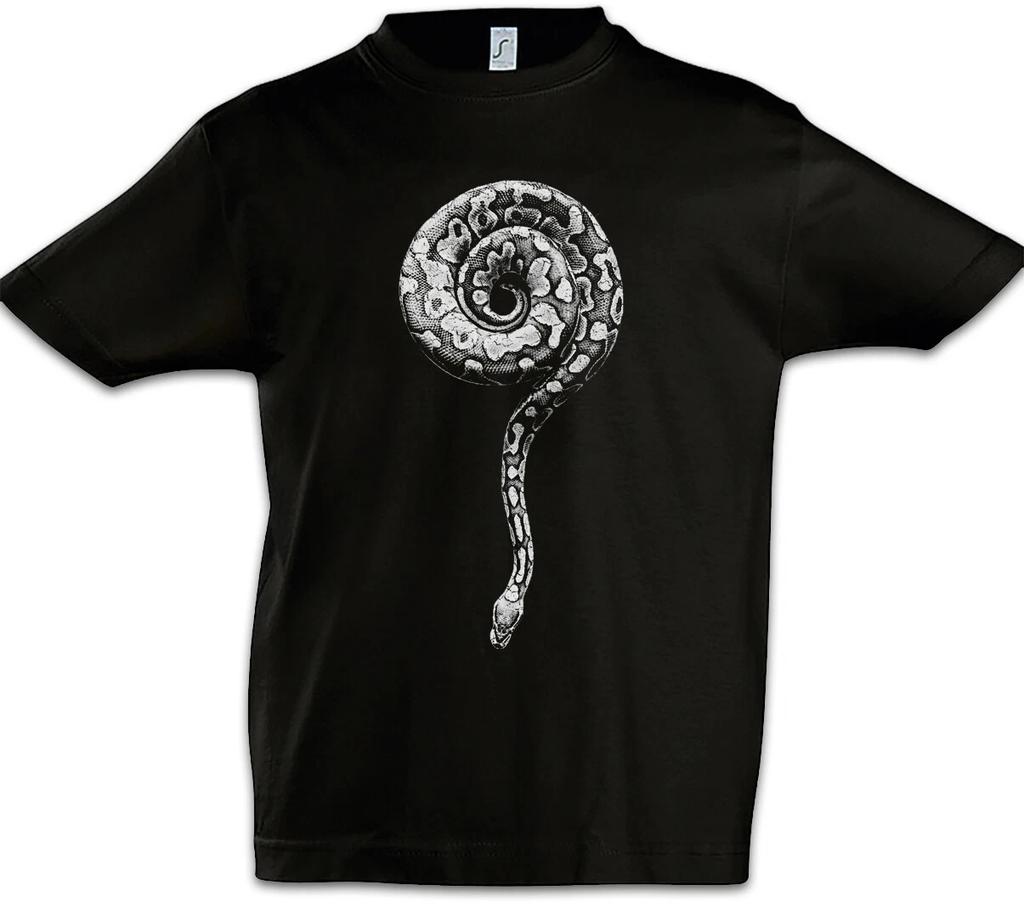 Snake Questionmark Kids Boys T-Shirt Fun Snake Snakes Question Mark-