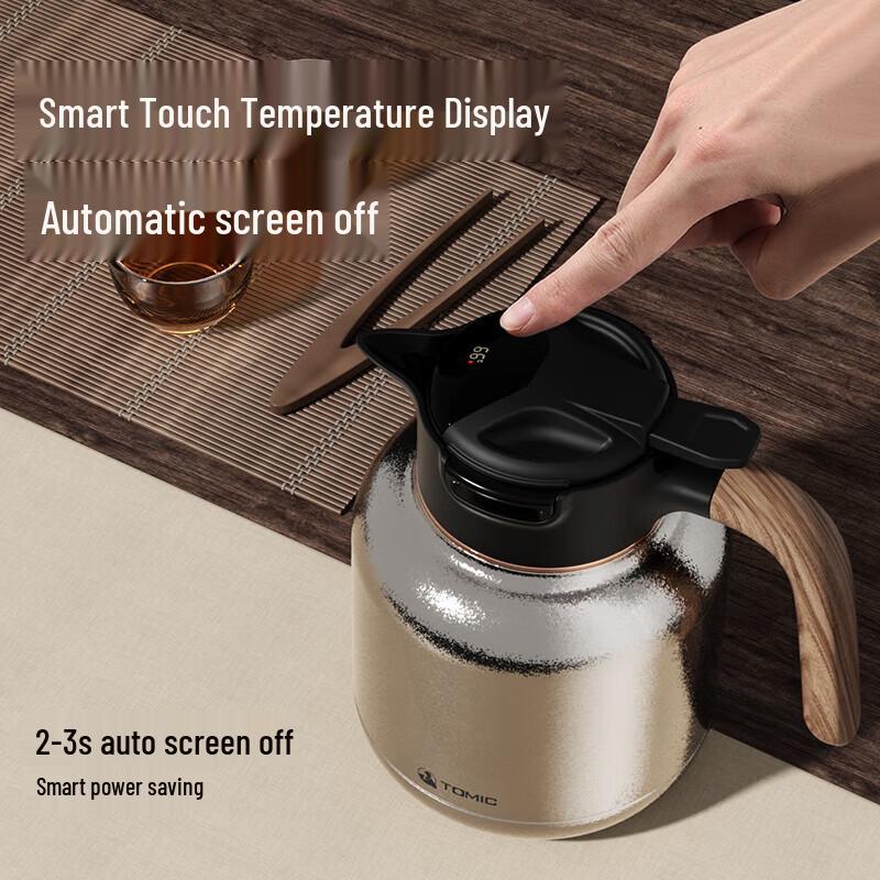 TOMIC Smart Temperature Display Tea Pot