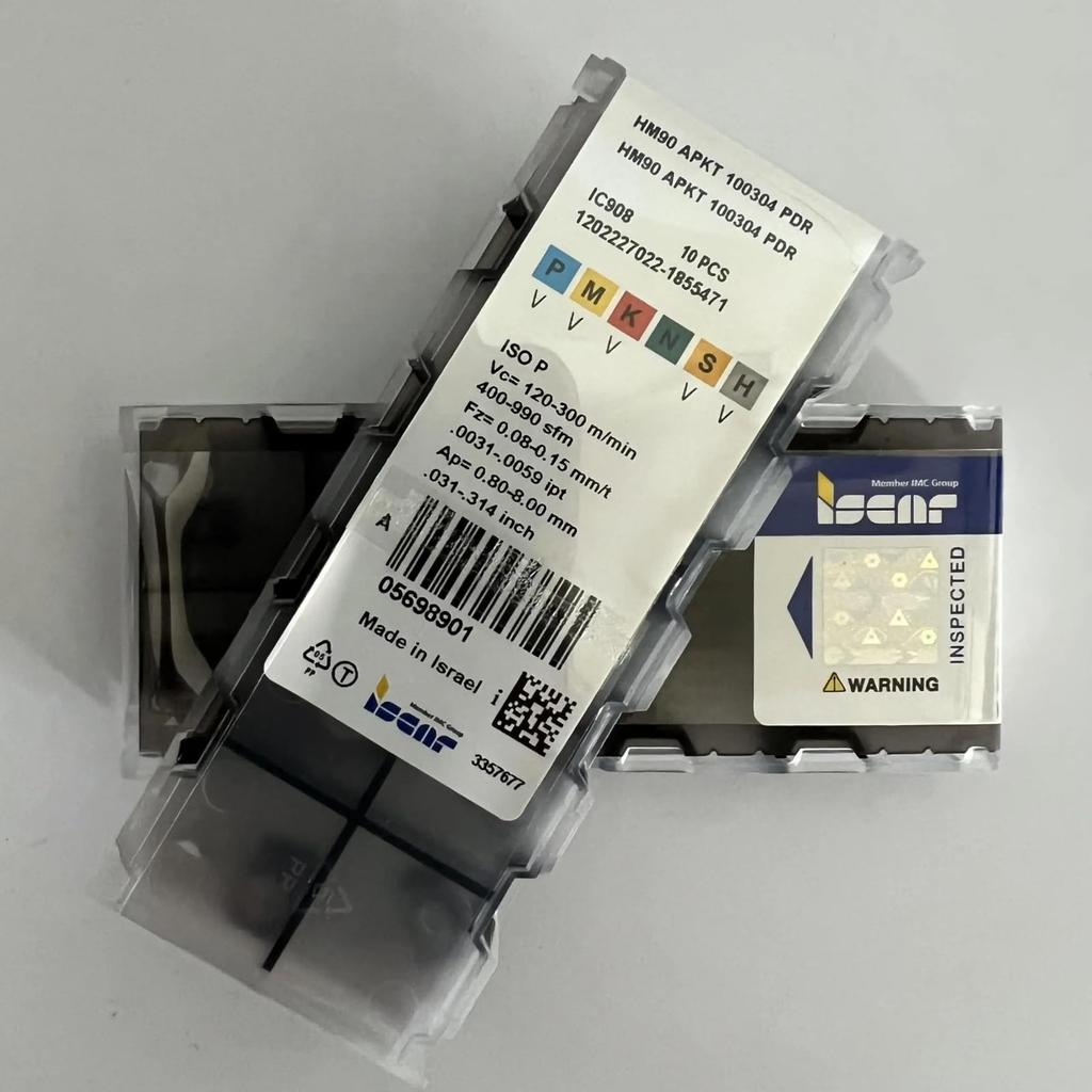 ISCAR / HM90APKT100304PDR IC908  /Industrial Indexable Carbide Inserts 10 PCS
