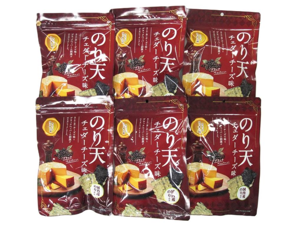 Daiko Foods Nori Ten Cheddar Cheese Flavor 65g X 6 Bags