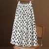 Women's Retro Polka Dot High-Waist A-Line Skirt