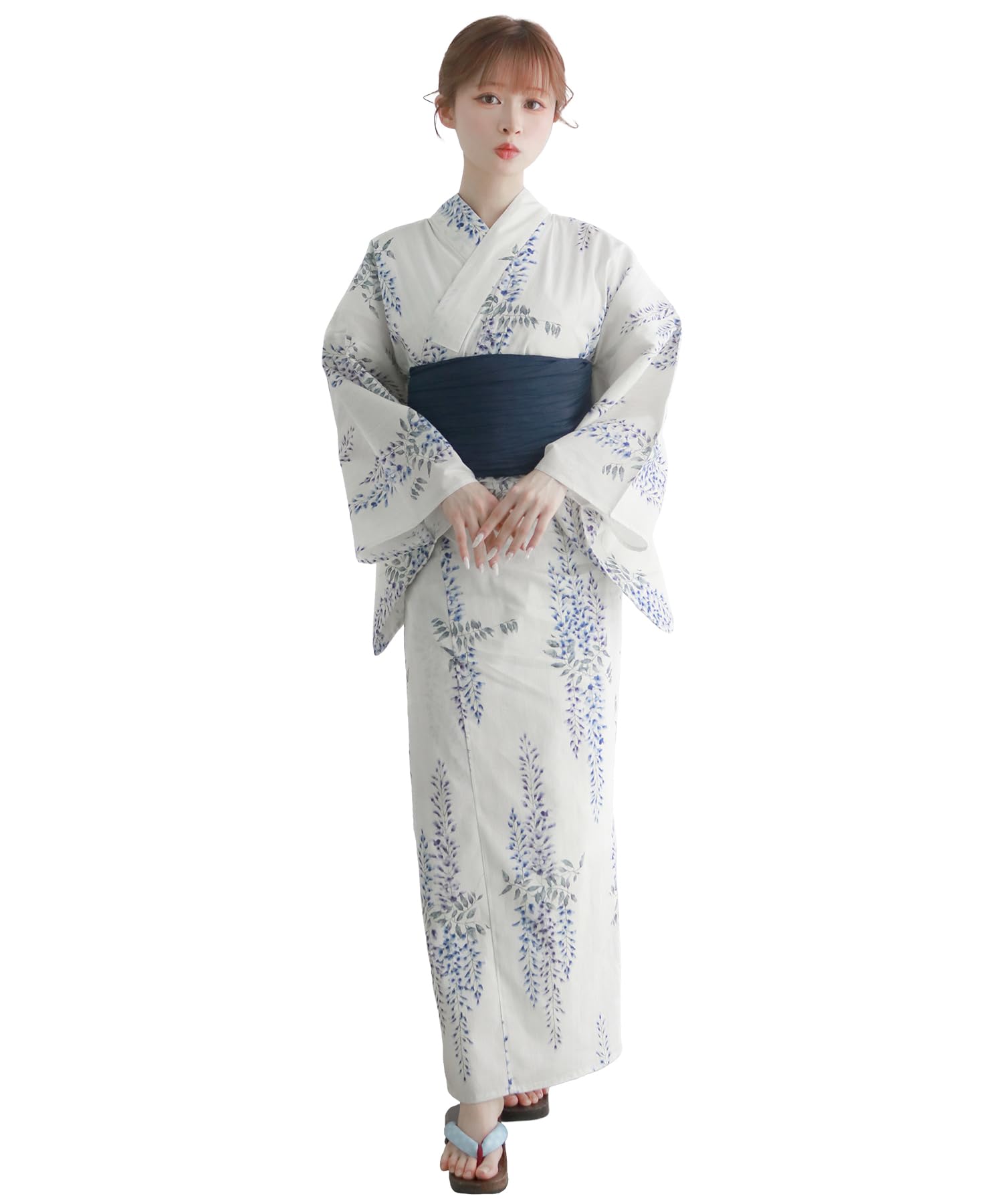 

Набір для перевдягання в юкату Heiko E Kyoto, один розмір підходить [KYOETSU] набір, тканина, невибілений, 2 предмети (юката, обі), жіночий (2. Шігуре, більшість)