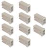 10 Pack 25A 32V Mini Slotted Automotive MCASE Cartridge Fuse Kit