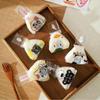 100Pcs Sushi Bags Lovely Japenese Triangle Rice Ball Disposable Packaging Bag Sushi Making Mold Bento Accessories