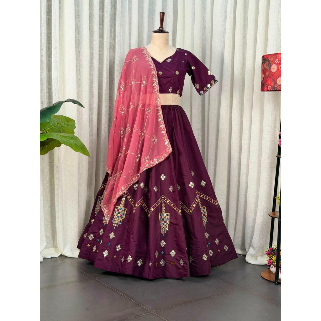 Indian Navratri Wear Lehenga Choli Dupatta Set Pakistani Party Wear Lehenga Set