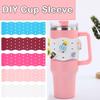 Silicone Water Cup Boot Sleeve Tumbler Cup Protector for Stanley Cup 30/40oz Cup Decorations