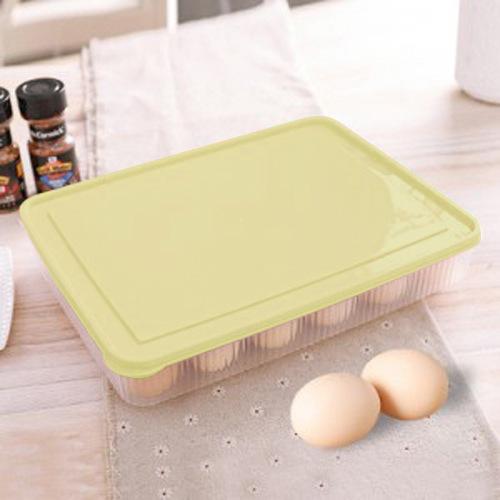 Food Containers Box Egg Storage Refrigerator Organizer Drawer Dumpling Food Fresh-keeping Case Holder Tray Kitchen Accessories