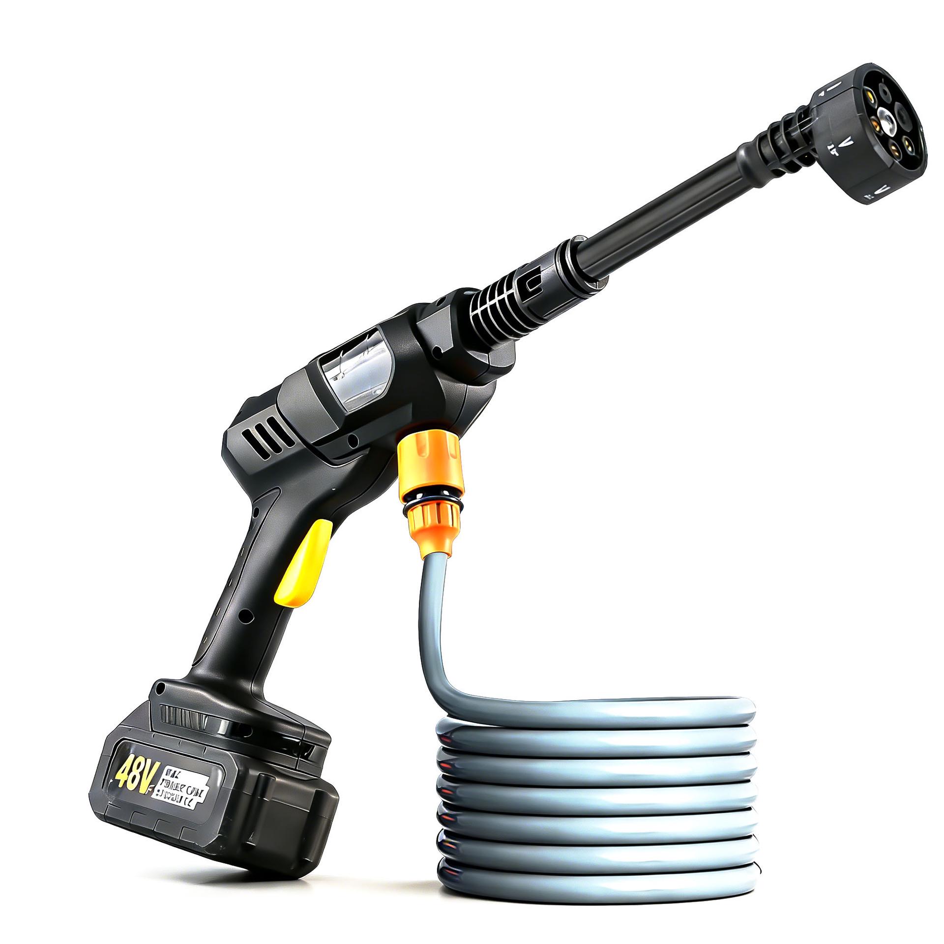 

Portable Battery-Powered High-Pressure Car Wash Gun Bare machine (no battery or accessories)