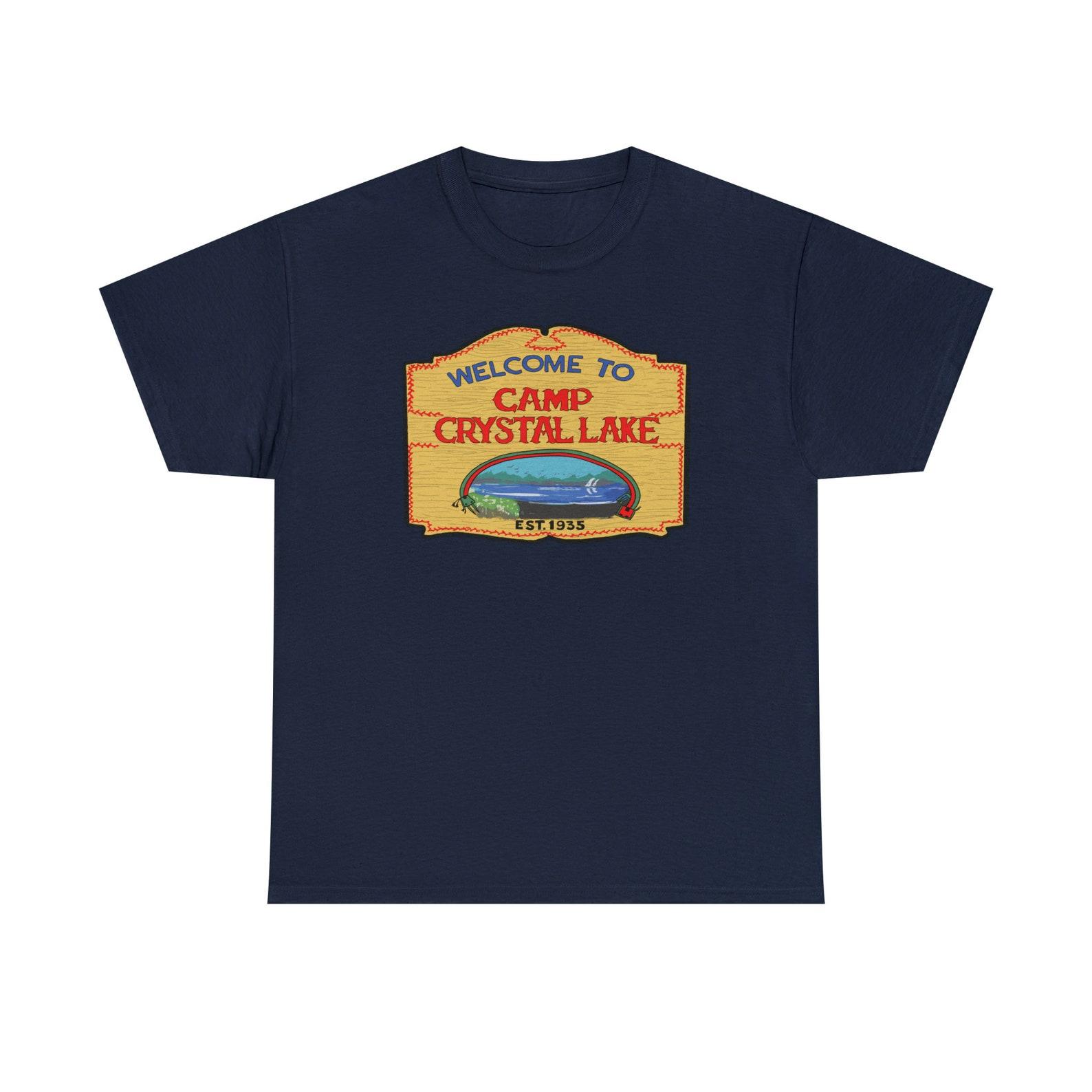 Camp Crystal Lake Sign Gildan Unisex Heavy Cotton Tee 110