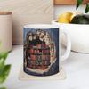 EFLAL 3D Bookshelf Mug - Creative Space Design Multi-Purpose Mugs, A Library Shelf Cup, 11oz Coffee Mug, Cool Birthday Christmas Gifts for Him Her