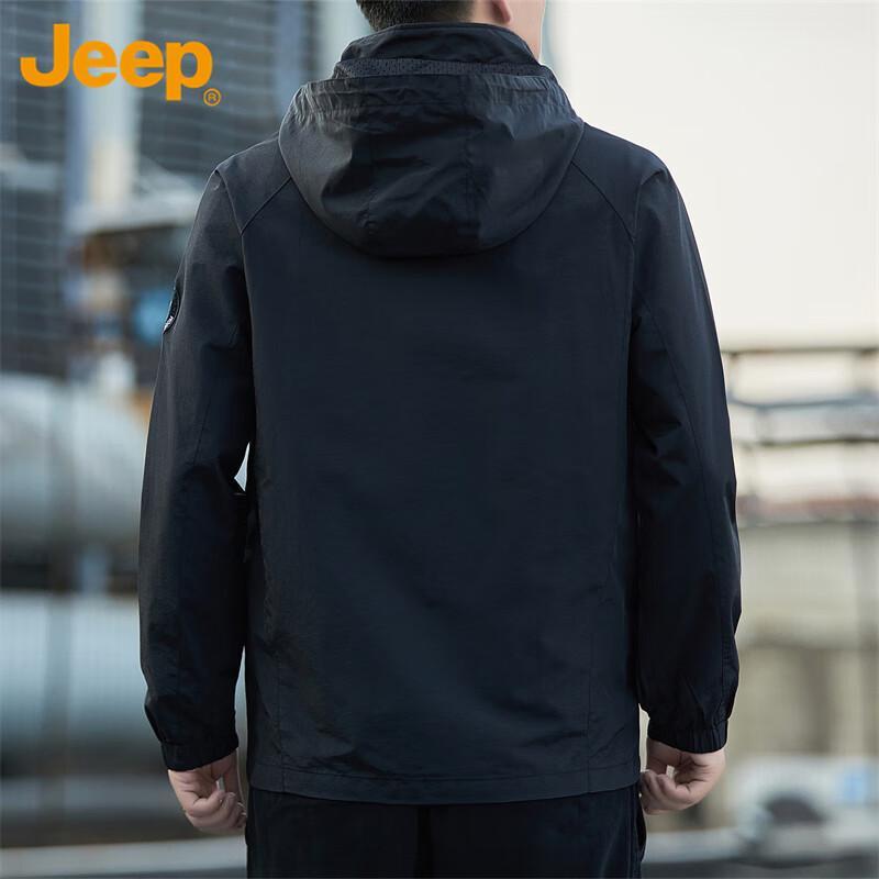 Jeep Men's Autumn/Winter Casual Hooded Jacket