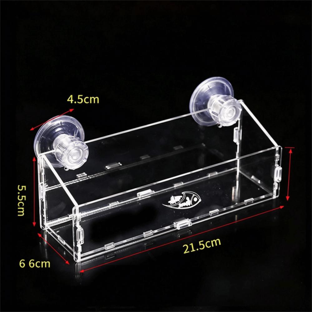 Suction Cup Mount Aquatic Plant Cup Acrylic Fish Tank Plant Holder Aquarium Decor