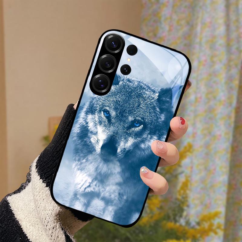 Glas Hülle Für Samsung S20 Ultra 5G Harte PC Gehärtetes Glas Handy Hülle Für Galaxy S21 / S22 / S23 / S24 / S30 Ultra Fundas Hüllen