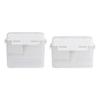 ABS Kimchi Press Container Sealed And Fresh-keeping Storage Box With Silicone Leakproof Press Plate