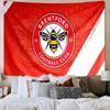 1PC Brentford Football Club Crest Tapestry, Unique Design Tapestry, Wall Decor for Bedroom,Livingroom, Playroom,Heartwarming Fan Holiday Gifts