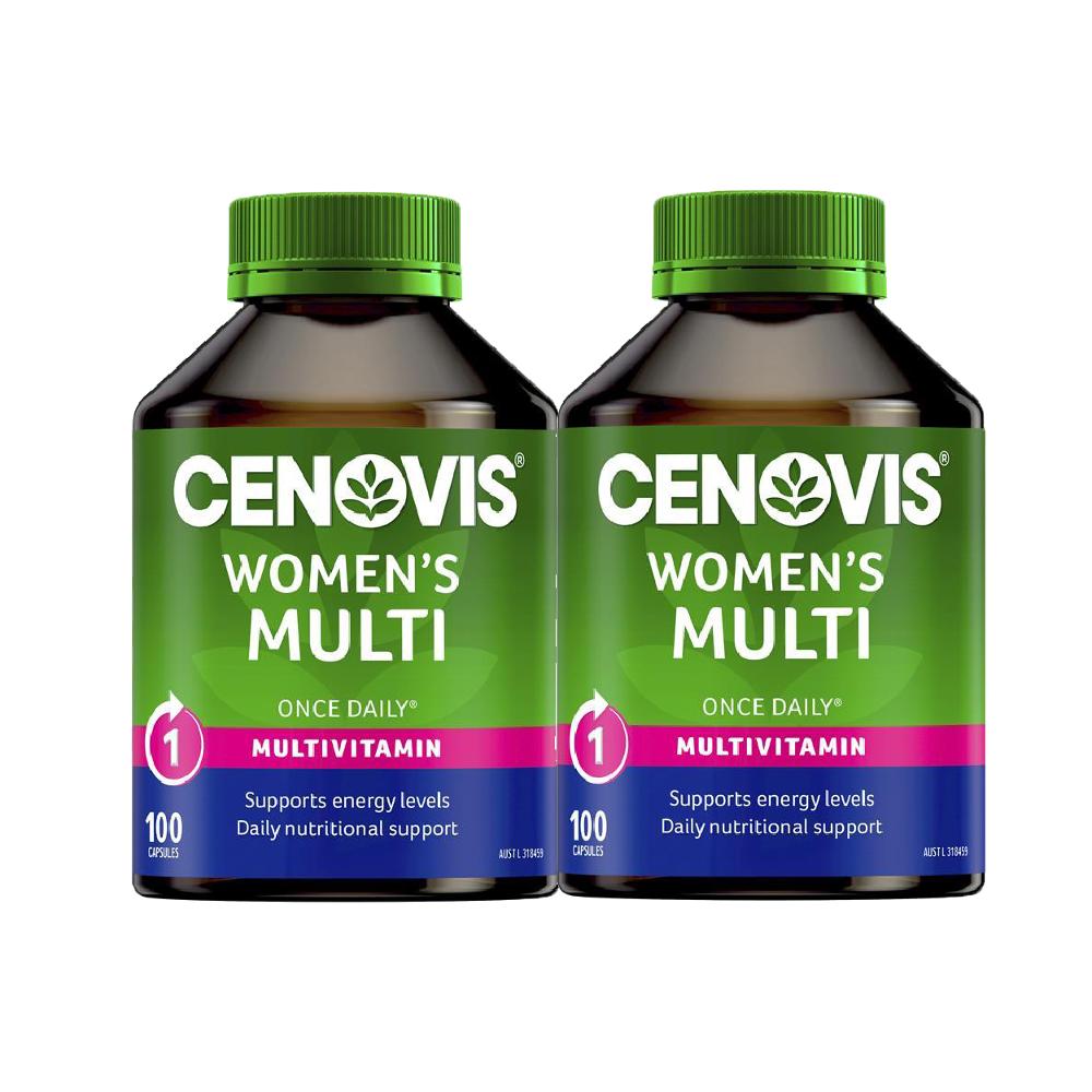 CENOVIS WOMEN'S MULTI VITAMINS + MINERALS 100c 2ea