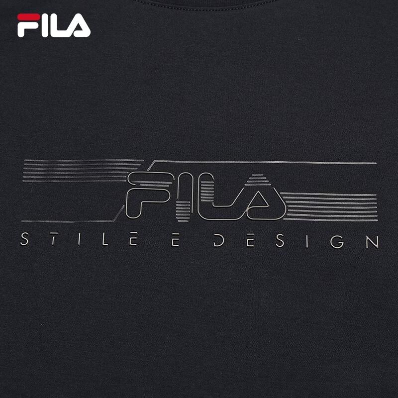 Fila Men's Casual Knitted Short Sleeve T-Shirt