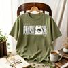 Anime Girl Eyes Unisexga Panel Graphic T Shirt Japanese Aesthetic Cartoon Print Unisex Harajuku Otaku Casual Cotton Anime Fan Tees