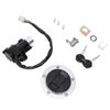 Motorcycle Ignition Switch Gas Cap Cover Seat Key Lock Set Replacement for Suzuki R600 R750 R1000 GSF650