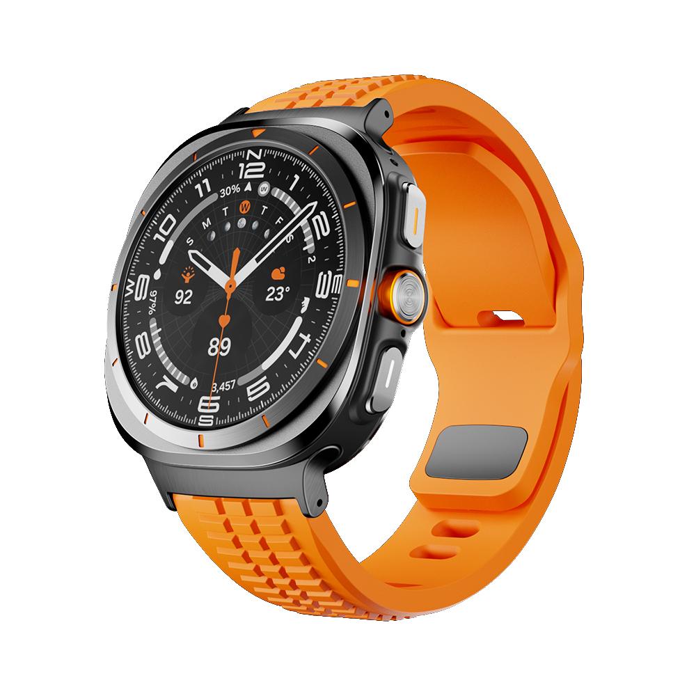 Sport Silicone Strap for Samsung Galaxy Watch Ultra 2025 Bracelet Men Wrist Band for Samsung Galaxy Watch Ultra 47mm 2024 Correa