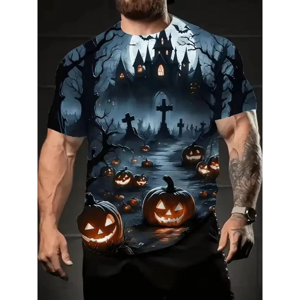 Fashion Versatile Men's Short Sleeve Casual Loose Top Daily Comfort T-Shirts Men’s