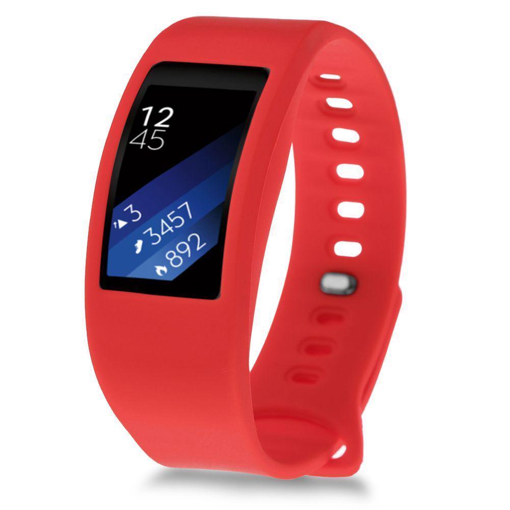 Samsung Gear Fit 2 Sm R360 Silikon-Uhrenarmband Flexibel Bequem Für Handgelenkgrößen