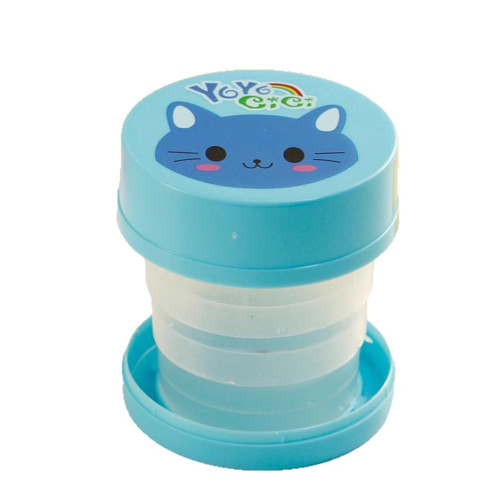 Travel portable folding water cup, retractable cup, high-temperature resistant retractable cup, good item, foldable mouthwash cup