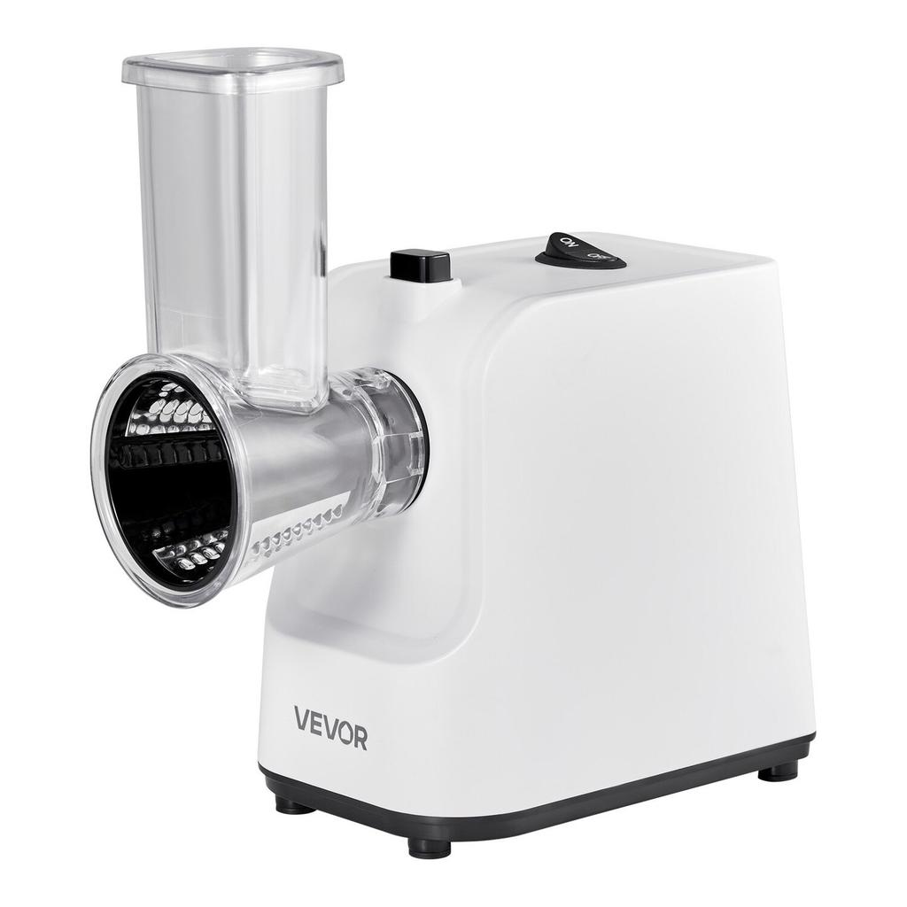 Electric Cheese Grater Salad Maker, 200W Salad Shooter, Electric Vegetable Slicer Shredder Chopper for Fruits with 5 Attachments, Stainless Steel Food