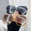 Fashion Sunglasses Women Men Square Plastic Vintage Stylish Oversized Ladies Sun Glasses Retro Vacation