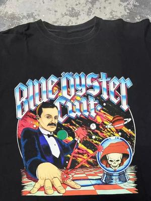 Blue Oyster CulT-shirt Blue Oyster Cult Cotton Black Unisex T-shirt TMB4138