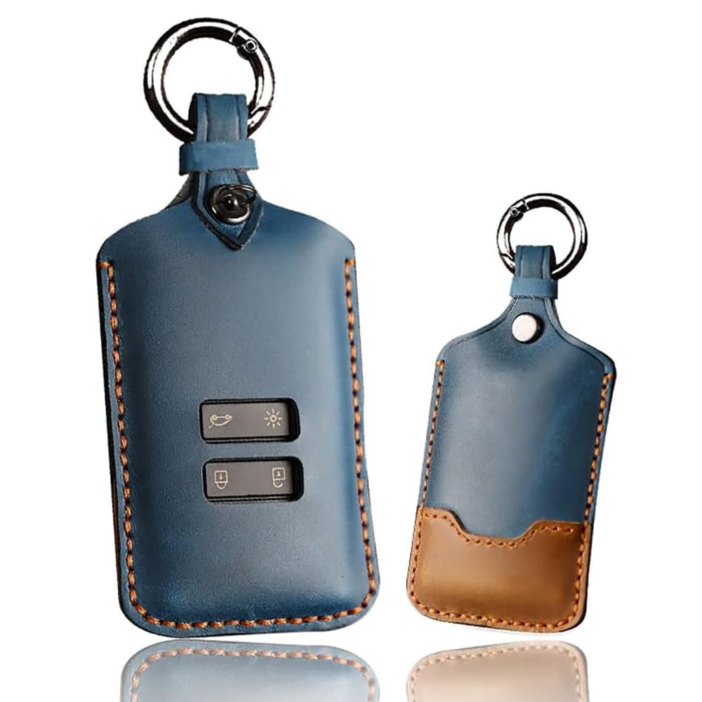 

[онто] Чехол для смарт-ключа Renault, Крышка ключа, Автоаксессуар, Ударопрочный, Брелок для ключей, Стильный, Хороший синий
