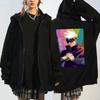 Jujutsu Kaisen Gojo Satoru Anime Unisex Hoodies Manga Bedruckte Sweatshirts für Männer Frauen Patchwork Lange Ärmel Koreanischen Stil Streetwear