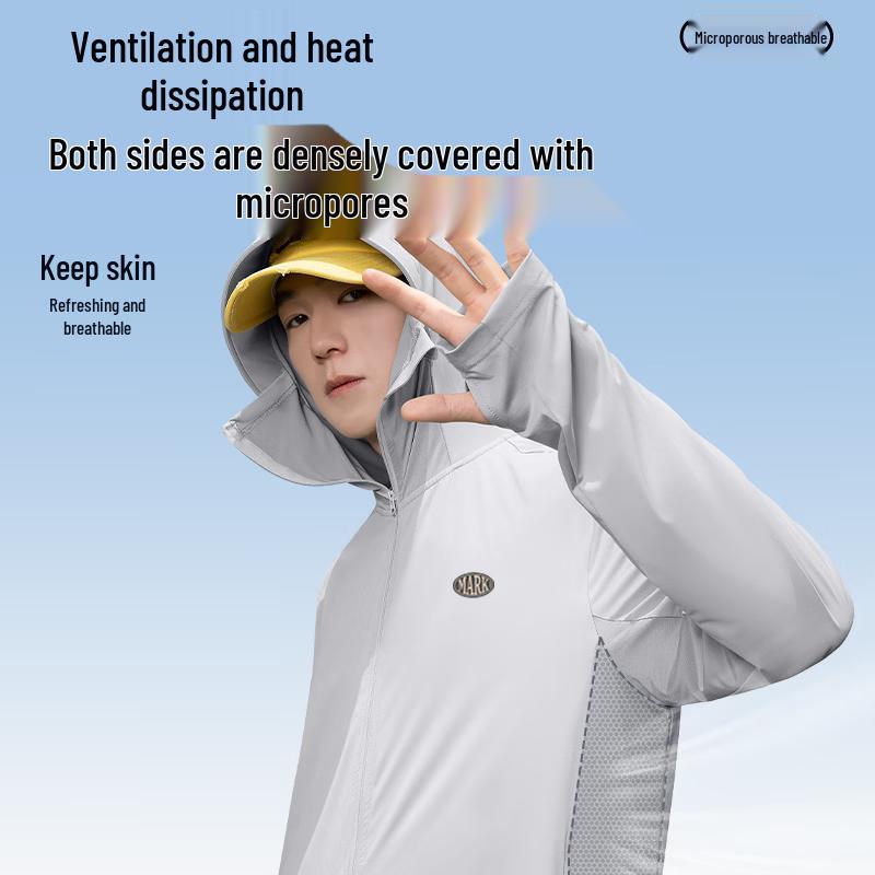 Mark Fairwhale Men's Ice Silk UPF100+ Sun Protection Hoodie
