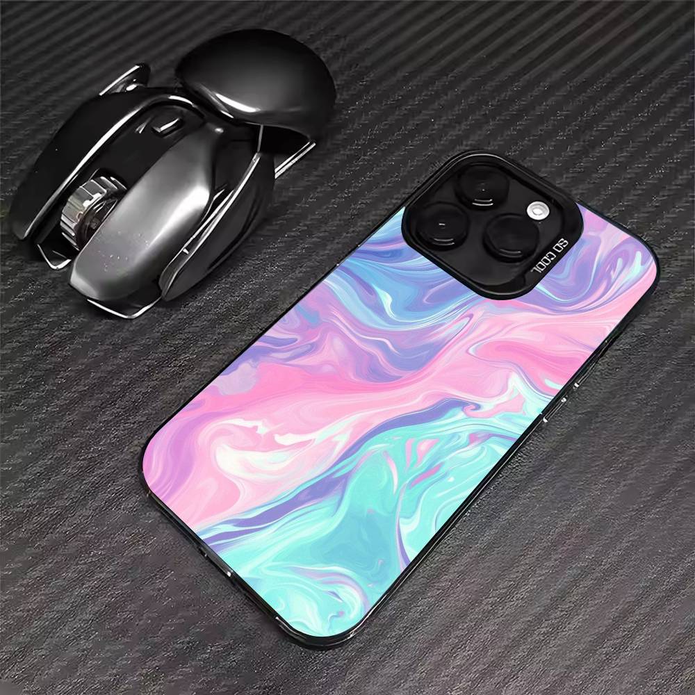Gradient Silicone Phone Case For iPhone 17 16 15 14 13 12 11 Pro Max XS Max 7 8 Plus Shockproof Silicone Matte Cover