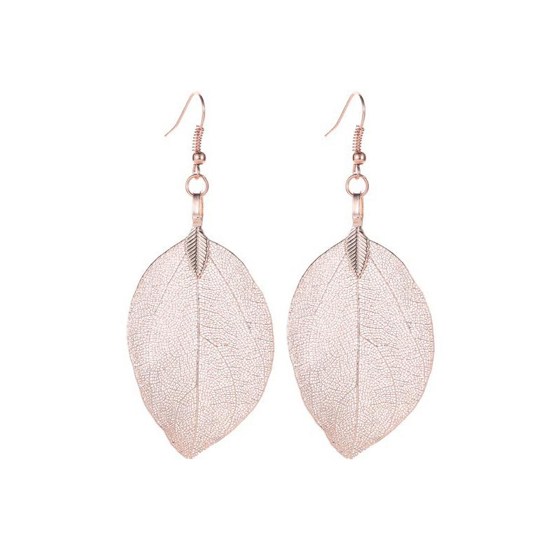 Einfache Mode Blatt Anhänger Ohrringe Für Frauen Punk Elegant Hochzeit Schmuck Zierlichkeit Ohrschmuck