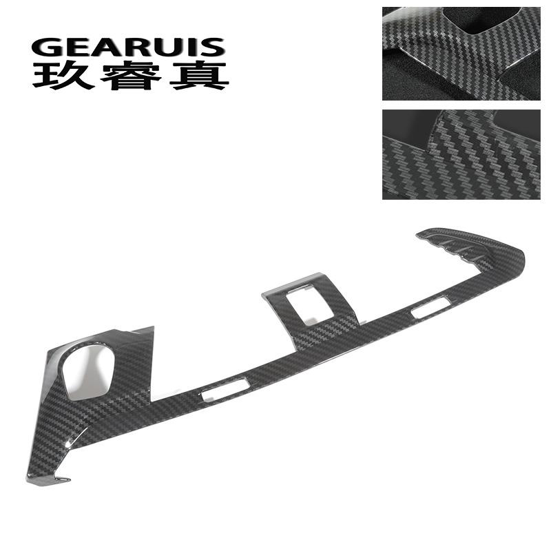 Car Styling For BMW X3 G01 2018 Warning Sign Air Conditioner Vent Outlet Cover Stickers Carbon Fiber Decorative Auto