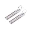 1PCS Stainless Steel Mini Ruler With Keychain - Measuring Tool For Office And School Supplies (Anti-Loss Measuring Ruler)