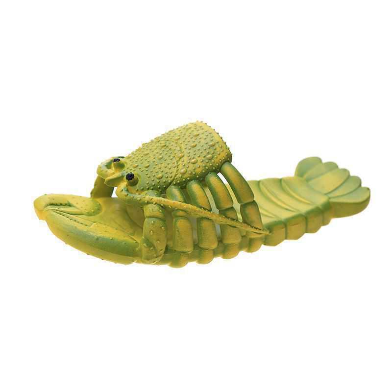 Men's Fashionable & Non-Slip Fish Slippers: Creative Salted Fish Flip Flops for Outdoor Wear.