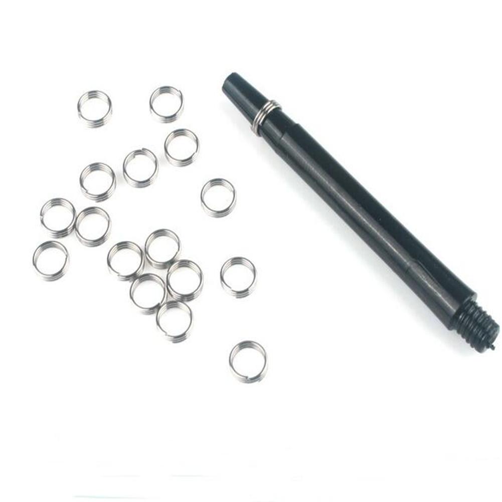 100PCS Stainless Steel Dart Rod Protective Ring Rod Lock Dart Accessory