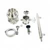 2" (51mm)OD64 Sight Glass Rectification Module Set With Condenser And Thermowell Nipple  For Distillation,SS304