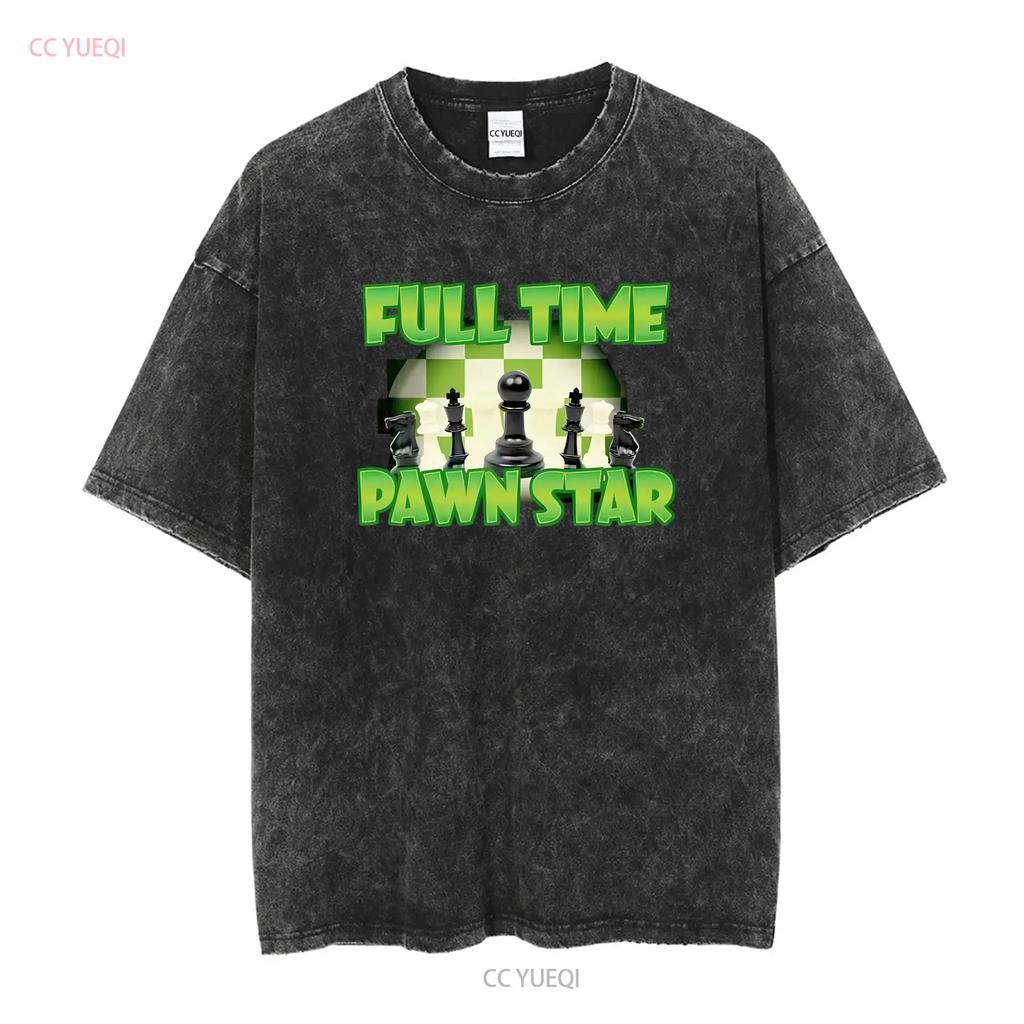 Vollzeit Pfandhaus-Star lustiges Meme T-Shirt lange oder kurze Ärmel vintage gewaschen stilvoll dehnbar vielseitig homme lässig weich
