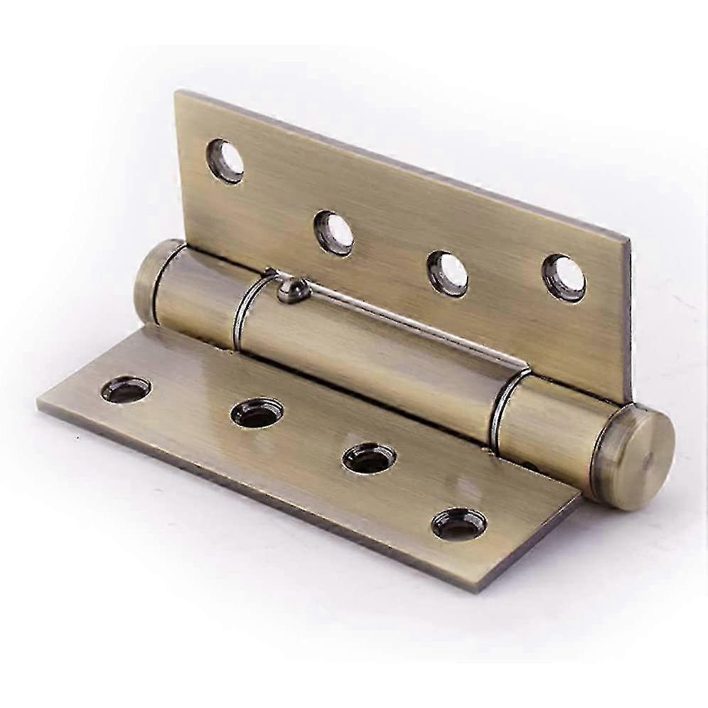 Hidden Soft Close Door Hinge & Door Closer, Slow Close Silent Positioning for Home, Indoor Garden, Hotel, Commercial Doors - Bronze Finish